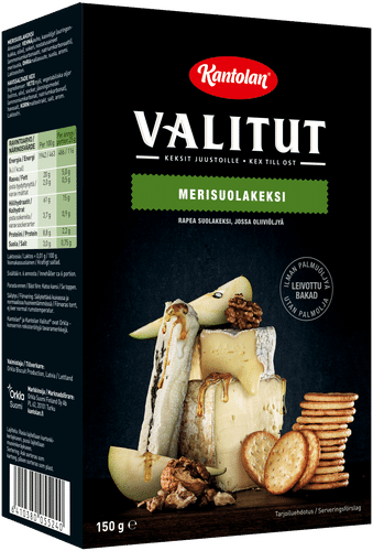 Kantolan 精选海盐饼干 150g|Kantolan Valitut merisuolakeksi 150g