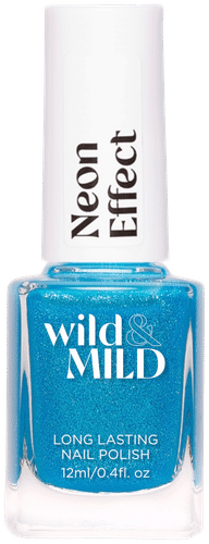 Wild&Mild Neon Nectar nail polish NN01 Atomic Aqua 12ml
