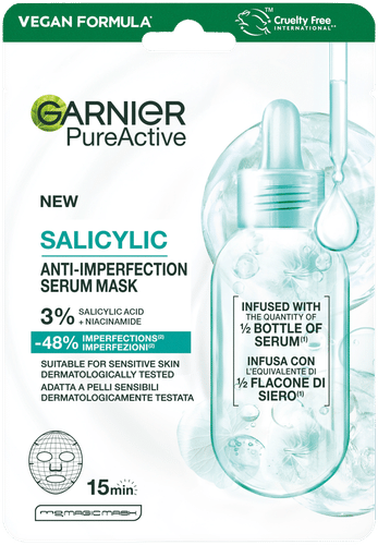 Garnier PureActive Salicylic Anti-Pimple seeruminaamio epäpuhtaalle iholle 1 pc