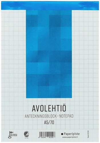 Paperipiste avolehtiö A5/70