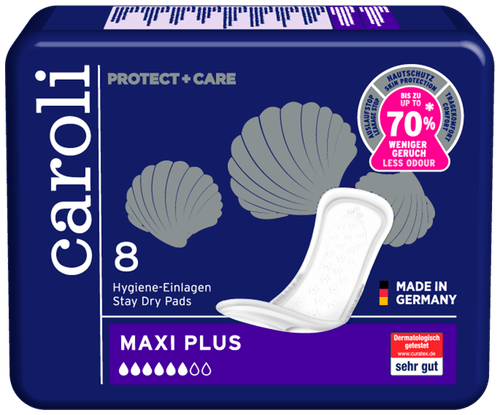 Caroli 失禁护垫maxi plus 8 kpl
