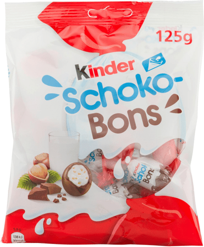 Kinder Schokobons 健达 牛奶巧克力配奶油榛子碎馅 125g