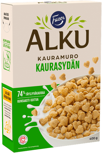 Fazer Alku Kaurasydän kauramuro 400 g|Fazer Alku 燕麦心脆片 400 g