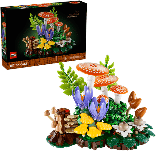 LEGO Botanicals 乐高®植物系列 11505 森林蘑菇