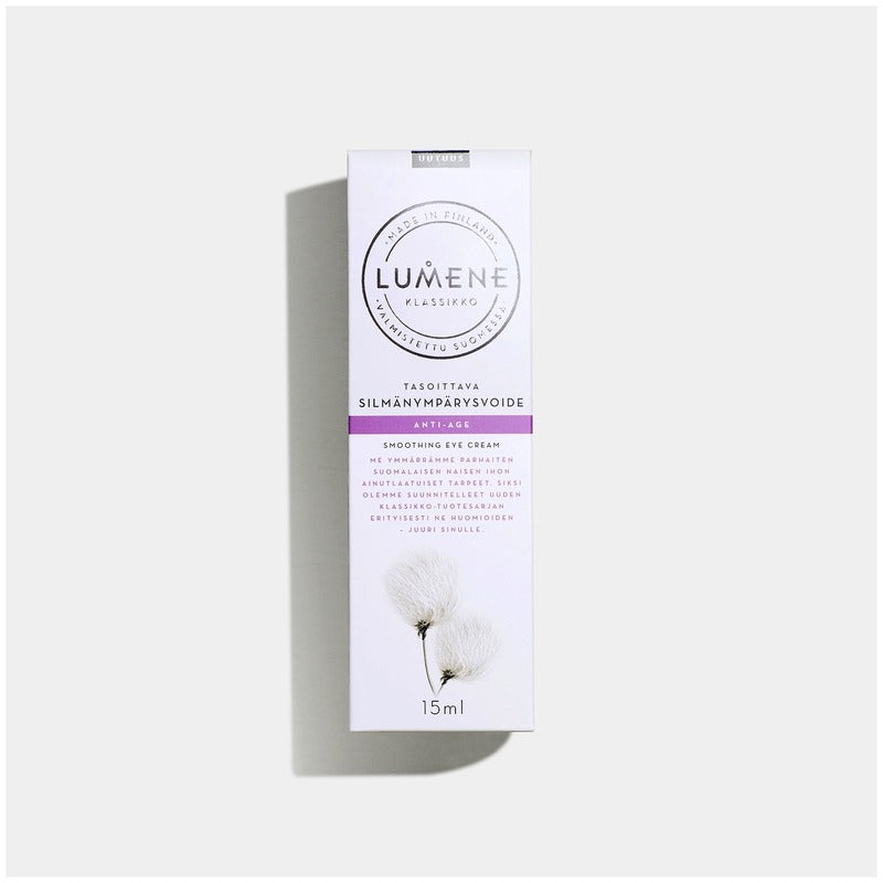 Lumene 经典 匀肤眼霜 15ml|Lumene KLASSIKKO Tasoittava silmänympärysvoide 15ml