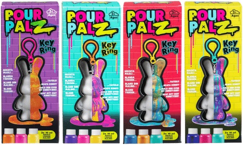 Pour Palz askartelu Bunny mini avaimenperä, erilaisia