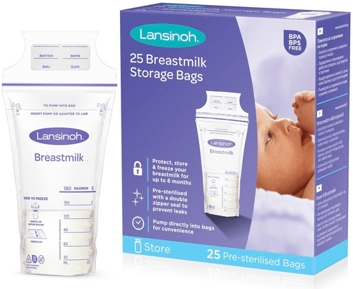 Lansinoh 母乳储存袋 25kpl|Lansinoh rintamaidon säilytyspussi 25kpl