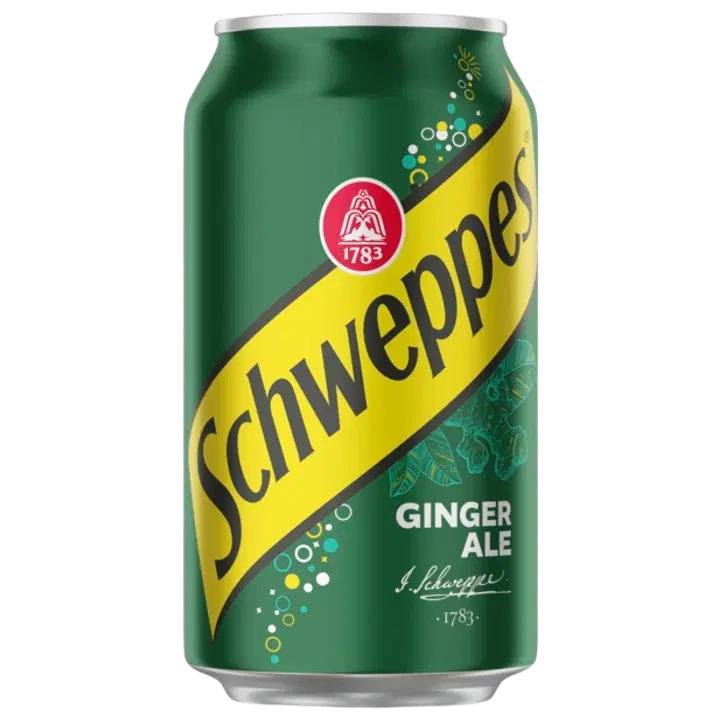 Schweppes Ginger Ale virvoitusjuoma tölkki 0,33 L|Schweppes 姜汁汽水软饮料罐 0,33 L
