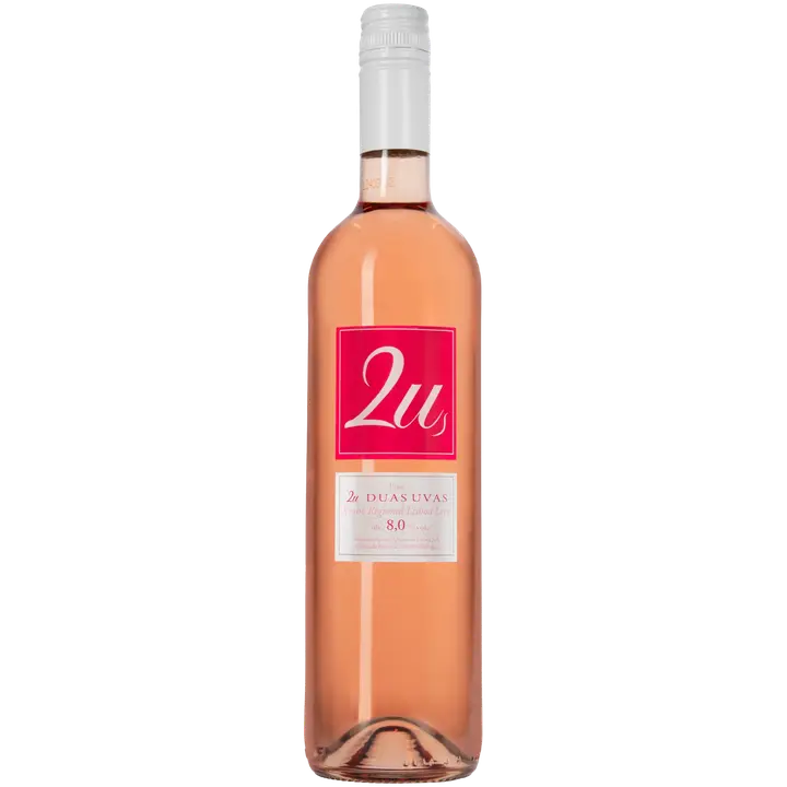 2U Duas Uvas Vinho Regional Lisboa Leve roseviini 8,0 til-% 75cl plo|2U Duas Uvas Vinho 里斯本地区宽玫瑰葡萄饮料 8.0 vol% 75cl plo