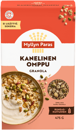 Myllyn Paras Kanelinen Omppu granola 475g|Myllyn Paras 肉桂苹果格兰诺拉 475g