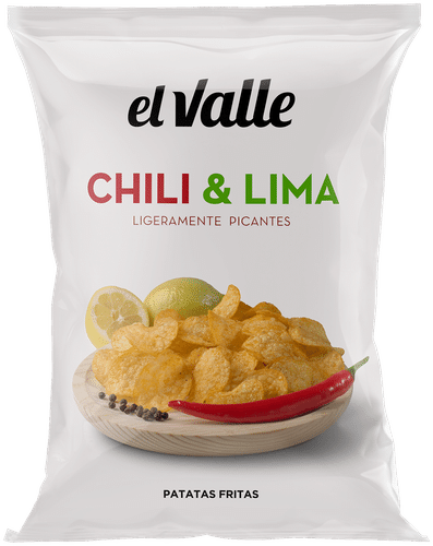 El Valle Chili & Lime perunalastu 120g