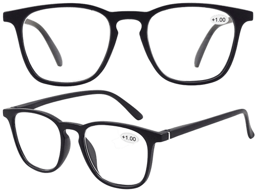 Eyeguard 黑色老花镜 U M +1.0
