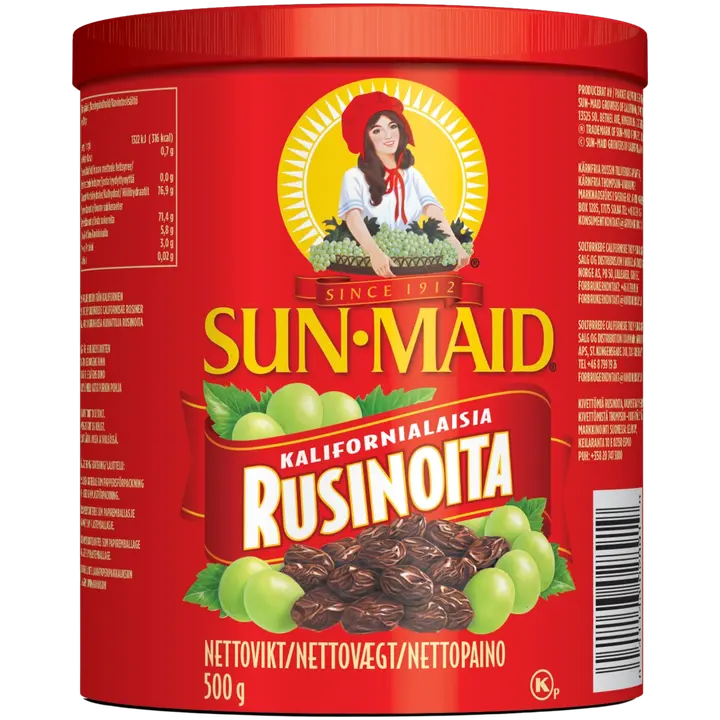 500g Sun-Maid Kalifornialainen rusina-Sun-Maid 500克Sun-Maid加州葡萄干