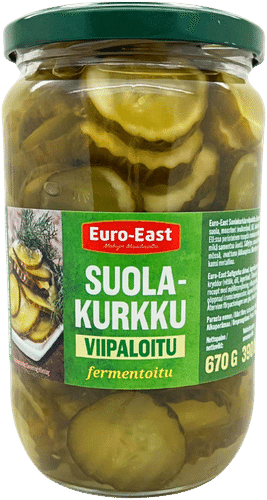 Euro-East 酸黄瓜片 670克 390 g