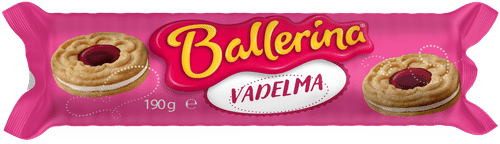 Kantolan 芭蕾娜覆盆子夹心饼干 190g|Kantolan Ballerina vadelma täytekeksi 190g