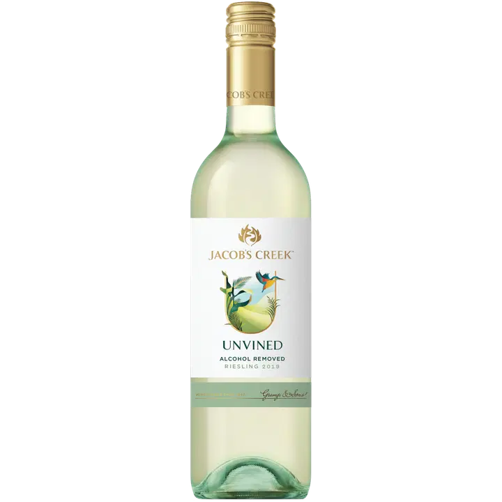 Jacob's Creek Unvined Riesling 0,5 til-% 75cl pullo|Jacob's Creek 未发酵雷司令 0.5 vol% 75cl 瓶装