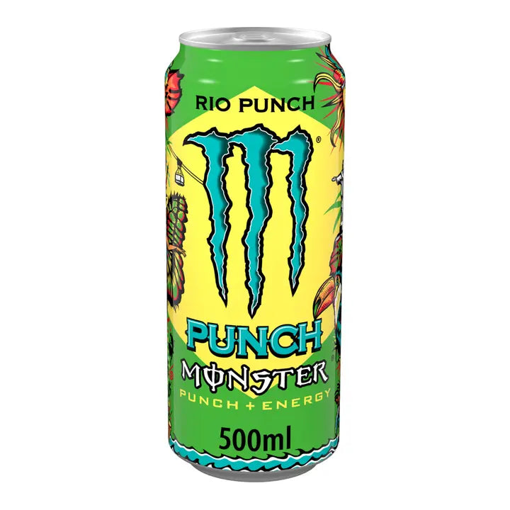 Monster Energy Juice Rio Punch energiajuoma tlk 0,5 L|Monster Energy Juice Rio Punch 能量饮料(不含) 0,5 L