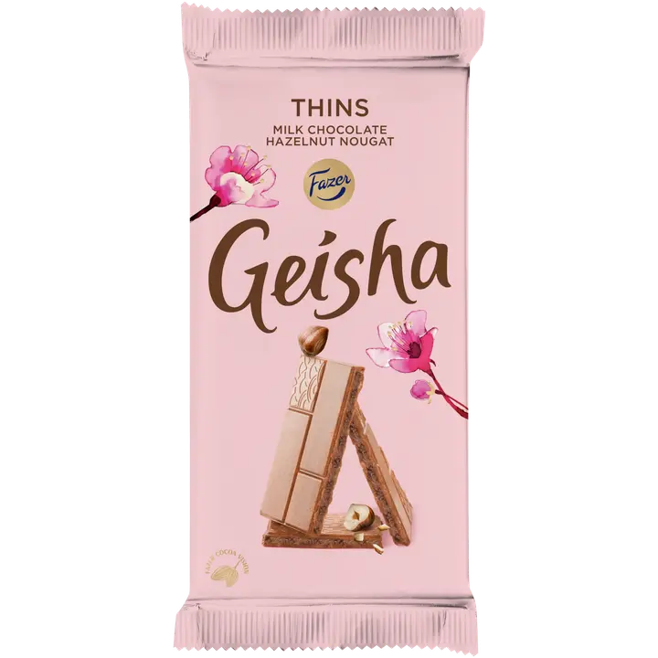 Fazer Geisha 榛仁碎牛奶巧克力 93g