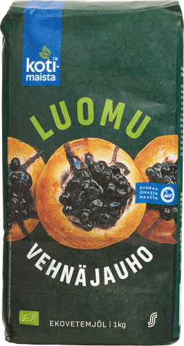 Kotimaista luomuvehnäjauho 1 kg|Kotimaista 有机小麦粉 1 kg