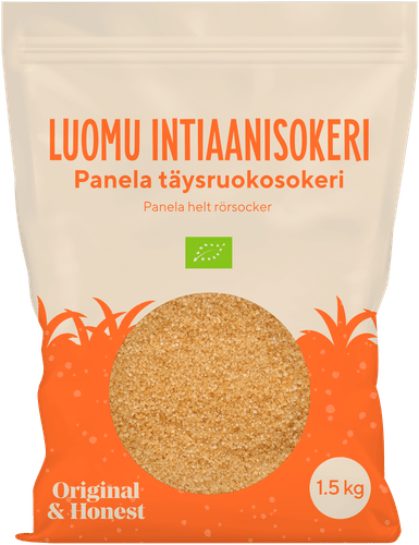 Original & Honest Luomu Intiaanisokeri 1500g|Organic Health Original & Honest 有机印度蔗糖 1500g