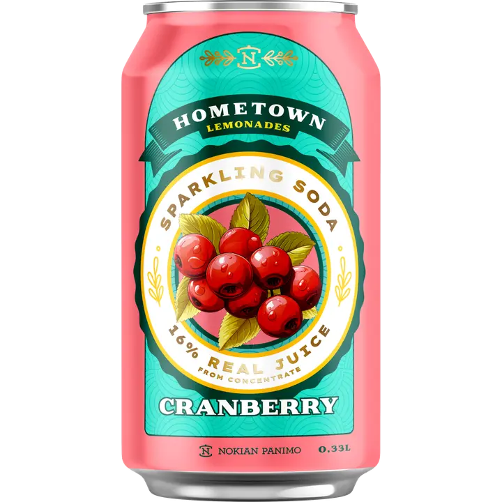 Hometown Lemonades Cranberry Lemonade 0,33l|Hometown Lemonades 蔓越莓柠檬水 0,33l