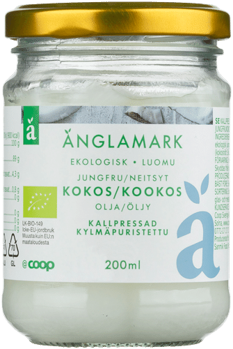 Änglamark neitsytkookosöljy luomu 200 ml