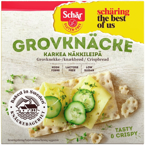 Schär 粗黑麦脆面包 无麸质 215g|Schär Karkea näkkileipä gluteeniton 215g