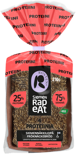 Rosten 4种蛋白质籽粒脆面包10片 210g|Rosten 4 proteiinia siemennäkkileipä 10kpl 210g