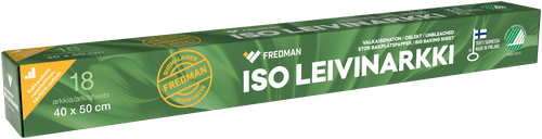 Fredman 大号未漂白烤盘纸 40厘米×50厘米 18kpl