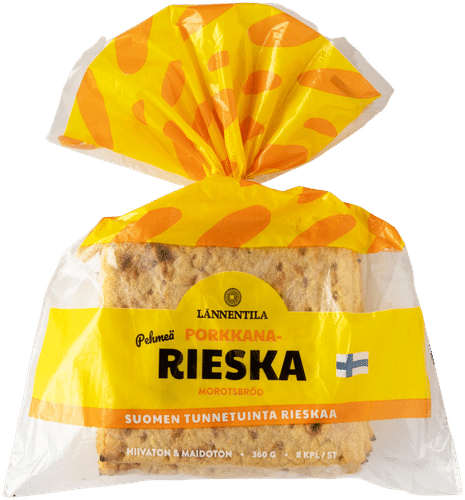 Lännentila 胡萝卜薄饼 8片/360克|Lännentilan Porkkanarieskaset 8kpl/360g