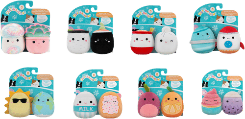 Squishmallows Pets pehmolelu Squeaky tuplapakkaus 9 cm, erilaisia