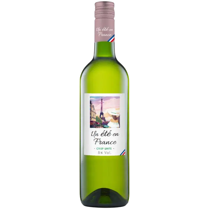 Un éte en France Crispy White valkoviini 8,0 til-% 75cl|Un ete en France Un éte en France Crispy White 白葡萄饮料 8.0 vol% 75cl