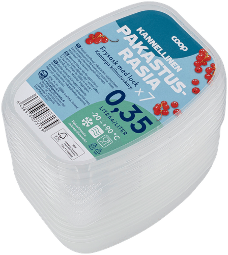 Coop kannellinen pakastusrasia 0,35L 7kpl