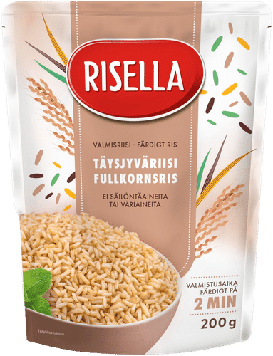 Risella Valmisriisi Täysjyväriisi 200g