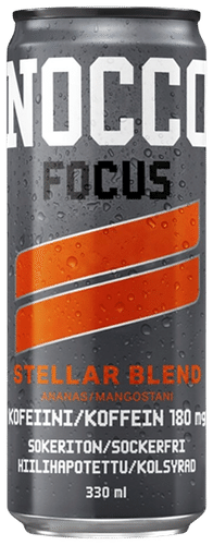 NOCCO FOCUS Stellar Blend hiilihapotettu energiajuoma 330ml