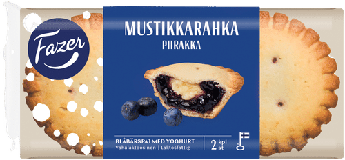Fazer 蓝莓酸奶派(2个装) 140g|Fazer Mustikkarahkapiirakka 2kpl 140g