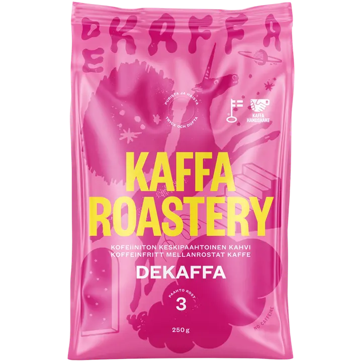 Kaffa Roastery Dekaffa kofeiiniton suodatinjauhettu kahvi 250g|Kaffa Roastery Decaffa 脱咖啡因滤磨咖啡 250g