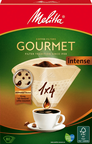 Melitta 1x4/80 美食强力滤纸