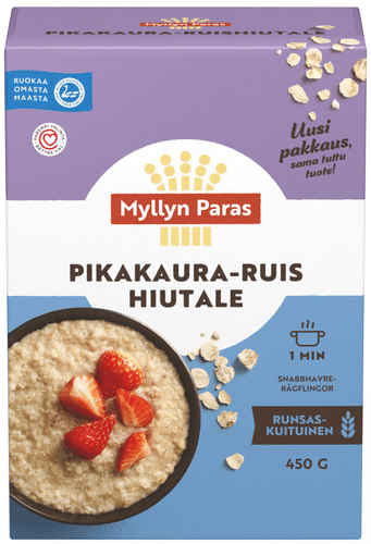 Myllyn Paras Pikakaura-Ruishiutale 450g|Myllyn Paras 速煮燕麦-黑麦片 450g