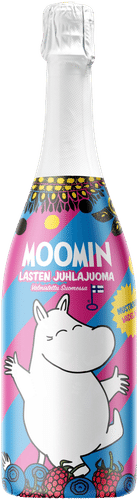 Moomin 蓝莓-覆盆子 75cl 瓶 气泡派对饮品|MOOMIN mustikka-vadelma 75cl plo kupliva juhlajuoma
