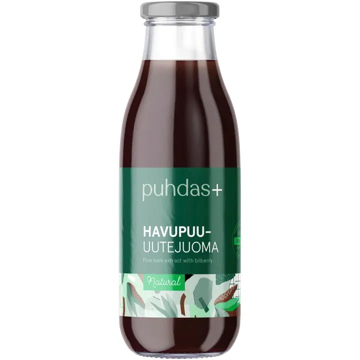 Puhdas+ Havupuu-uutejuoma natural 1l-Puhdas+ 天然软木提取物饮料 1l