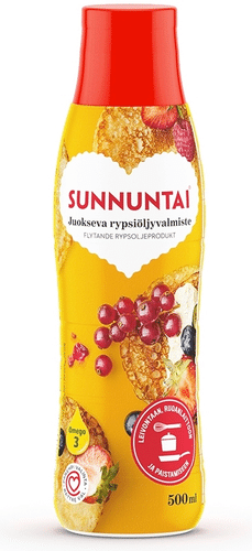 Sunnuntai 液态菜籽油制品 500 ml|Sunnuntai Juokseva rypsiöljyvalmiste 500 ml