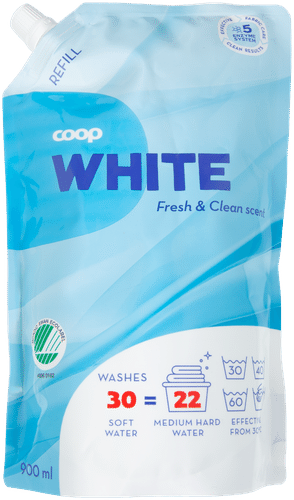 Coop 白色衣物洗衣液补充装 900 ml