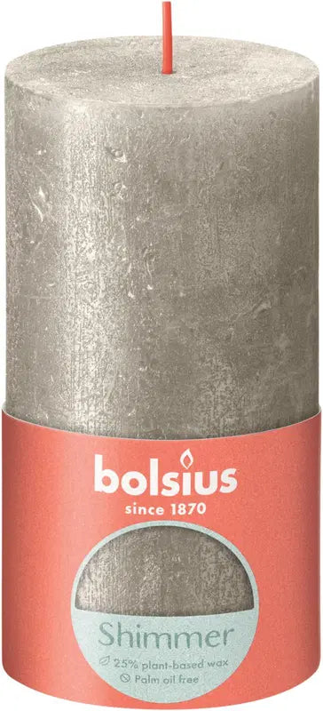 Bolsius 锈红PK 130/68 微光香槟|Bolsius RUSTIIKKI PK 130/68 Shimmer Champagne