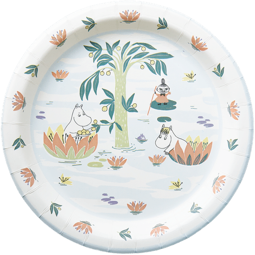 Moomin 纸盘 22cm 10kpl