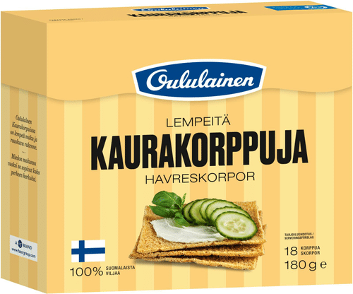 Oululainen 燕麦脆饼 180g|Oululainen Kaurakorppu 180g