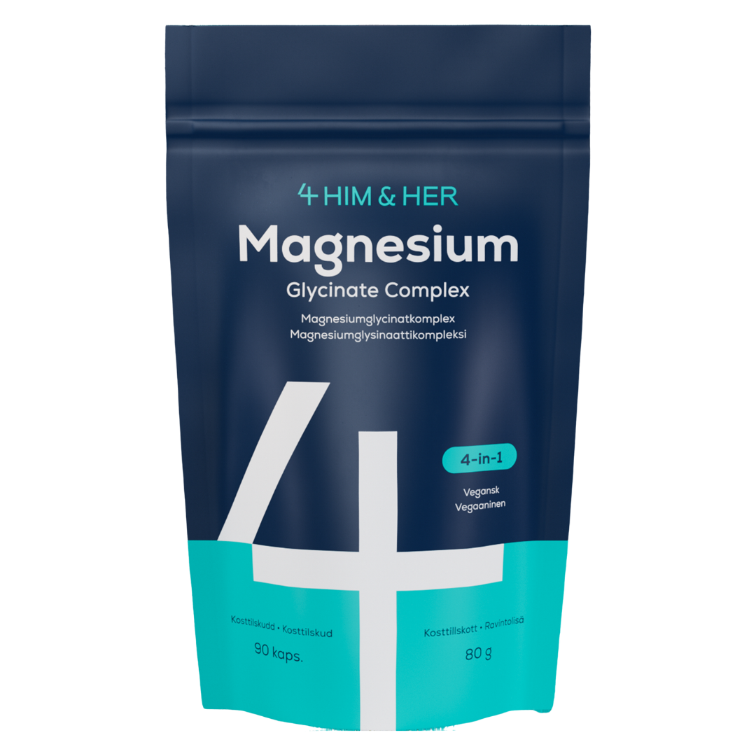 4 HIM & 4 HER Magnesium Complex 90 kaps.|4Him&4Her 4 HIM & 4 HER 镁复合物 90 粒。