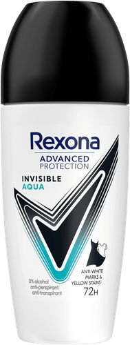 Rexona 72h Rexona Advanced Protection Invisible Aqua止汗香体走珠液 不染衣物 50 ml