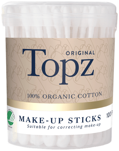 Topz 优质化妆棉棒 100 kpl|Topz Premium meikkivanupuikot 100 kpl