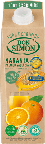 DON SIMON Naranja 100% 鲜榨果肉橙汁 1L